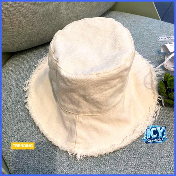 Washed Cotton Bucket Hat with 3.2 Inch Wide Brim for Sun Protection main image 3